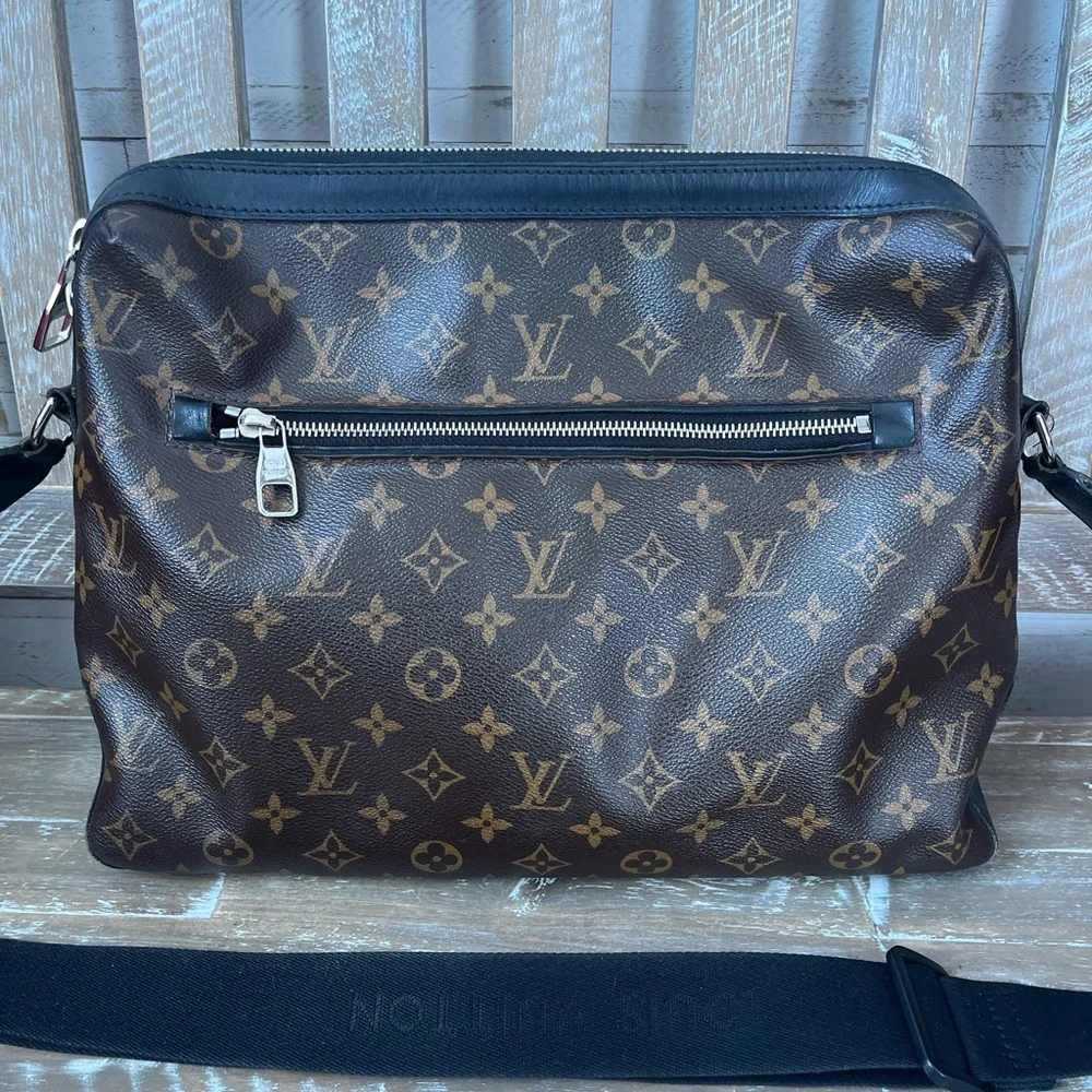 Louis Vuitton Torres Macassar Laptop Messenger Bag